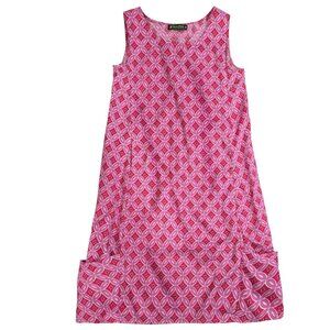 GARDEN GIRL MONTE MILANO COTTON LAGENLOOK BOHO COTTAGECORE DRESS SMALL
